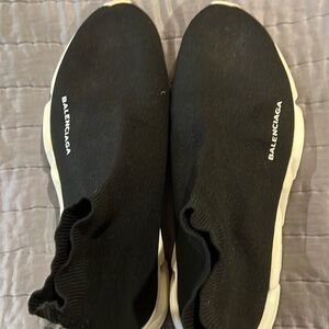 Balenciaga men’s black tennis shoes
